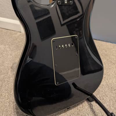 Fender Squier Strat Bullet 2016 - Gloss Black w/EMG Pick Ups image 4