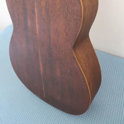 Vintage 1980-1990s Unknown Handmade Classical Acoustic Guitar Excellent Condition Lovely Shape Chunky Neck Clear Tone Finest Woods Ladder Braces WOW Original On par With Yamaha Yairi Washburn Alvarez Guild image 9