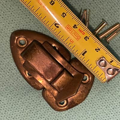 Vintage 1952 Fender Case latch go nocaster poodle case telecaster excelsior latch image 2