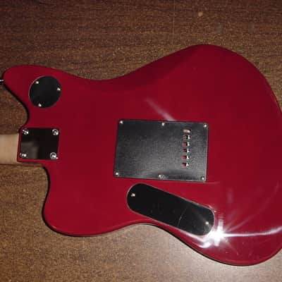 Glen Burton GE39-JG-WR Basswood Offset Body Maple Neck 6-String Electric Guitar w/Strap, Cable &Pick image 7