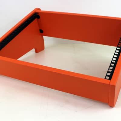 Nutshell 8U STUDIO RACK CASE DUAL ANGLE - Orange image 3