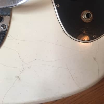 Dyko/Tiesco/Pleasent Vintage Japanese Electric Guitar 60's White image 3