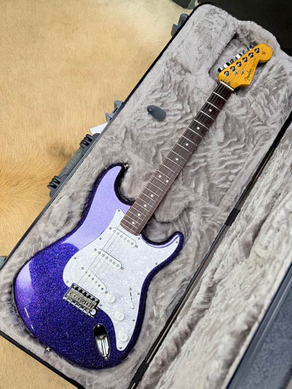 Fender Cory Wong Signature Stratocaster, Custom Purple Iridescent Metal Flake