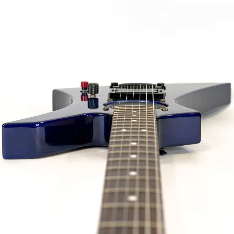 Jackson/Charvel Kelly Mini Guitar Metallic Blue w/ Built in