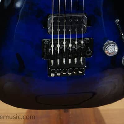 Schecter Omen Elite 6 FR - See Thru Blue Burst image 7