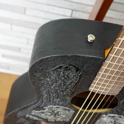 Fender Kangaroo and Alligator Leather Triple O Custom Shop Acoustic Guitar 2014 - Tony Murga Boots image 7
