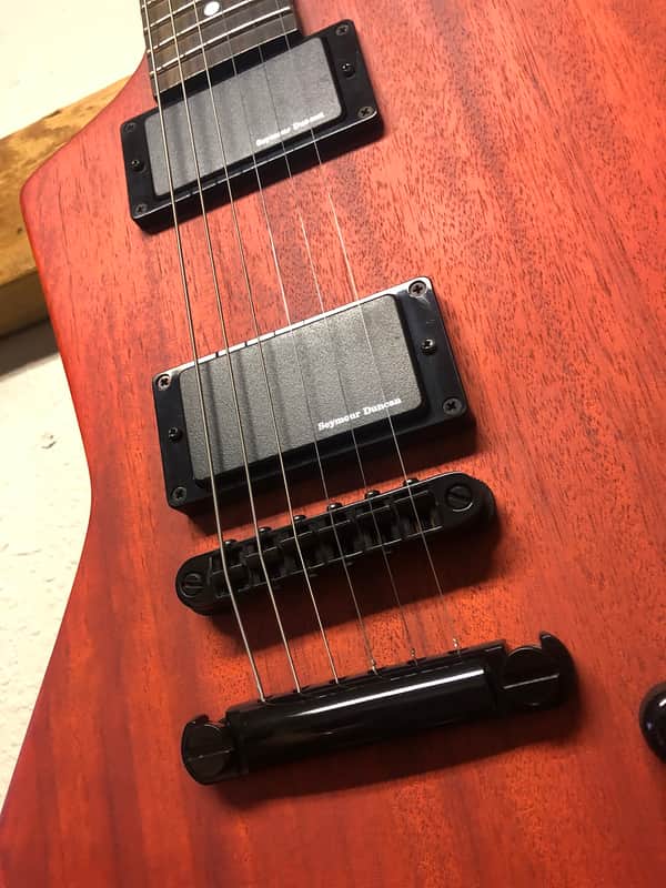 Edwards ESP EX-125D Explorer Guitar, Duncans, Nevada Brown, MIJ