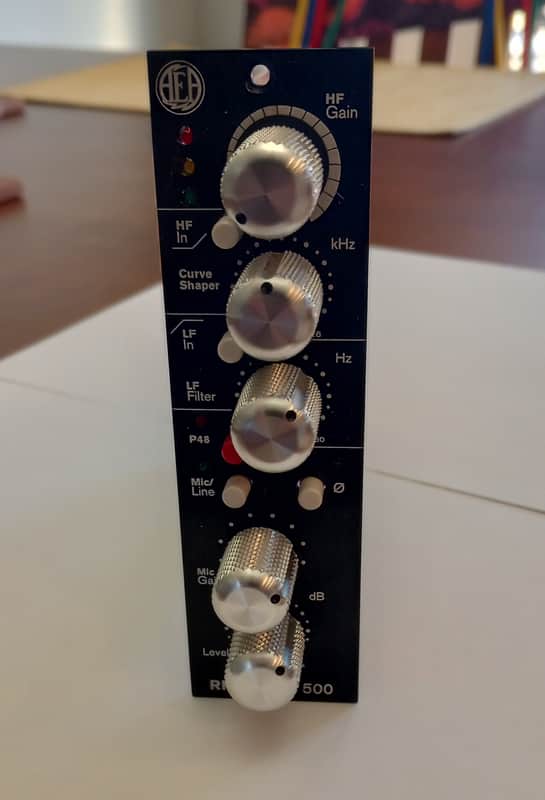 AEA RPQ500 Ribbon Pre with Curve Shaper 500 Series Module 2010s - Black image 1