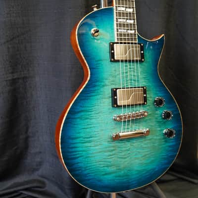 ESP USA Eclipse Aqua Marine Sunburst 6-String Electric Guitar w/ Hard Case (2025) image 9