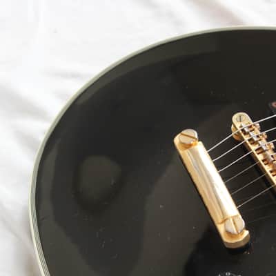 2010 Epiphone Tak Matsumoto Signature DC Les Paul Custom Electric Guitar - Ebony Finish + OHSC image 5