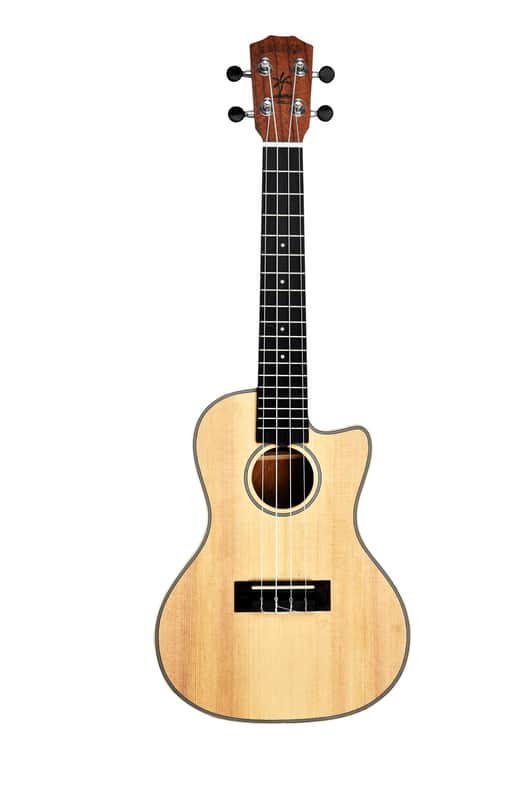 Kahuna Concert Cutaway Uke, Spruce Top Natural image 1