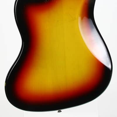 1966 Fender Jazzmaster Sunburst w Original Case CLEAN Vintage Guitar Dots and Bound! image 10