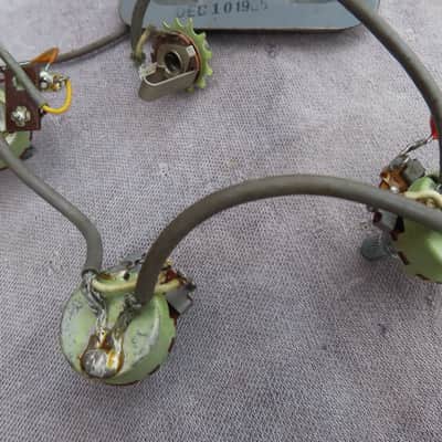 DEARMOND 1965-66 GOLD FOIL PICKUPS & WIRING HARNESS HARMONY ROCKET SILVERTONE models image 3