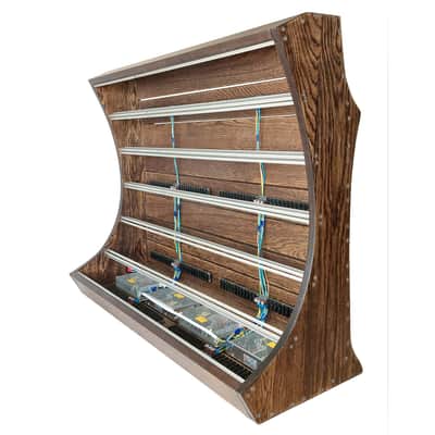 18U / 196hp Eurorack case MARIZILLA • Dark oak • Rails + M3 nuts • Powered image 2