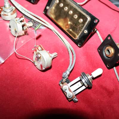 Vintage 1970s Ibanez Super 70 Humbucker Pickups & Wiring Assembly - Made in Japan image 6