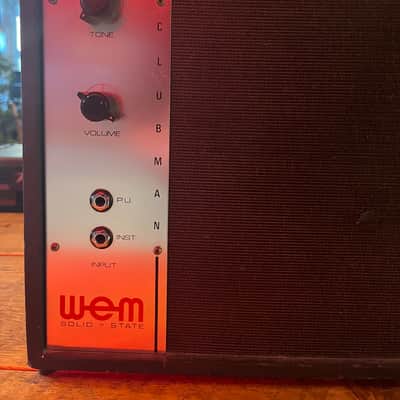 WEM Clubman guitar amplfier 1970's - Black image 8