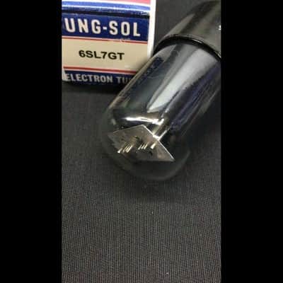 TUNG SOL 6SL7GT Black Glass Black Plate PREMIUM Audio Vacuum Tube F.9692 image 3