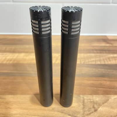 Audio-Technica pair AT4021 Small Diaphragm Cardioid Condenser Microphone 2010s - Black image 2