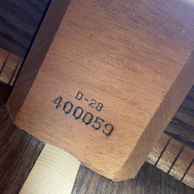 1978 Martin D-28 “shade top” sunburst with original case image 21
