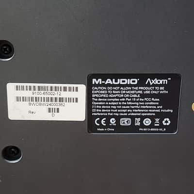 M-Audio Axiom 49 Key USB MIDI Keyboard Controller 2000s - Black image 4