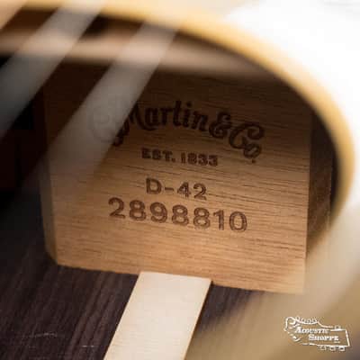 *Dread-Not Certified Used*  Martin D-42 Spruce/East Indian Rosewood Dreadnought Acoustic Guitar #8810 image 5