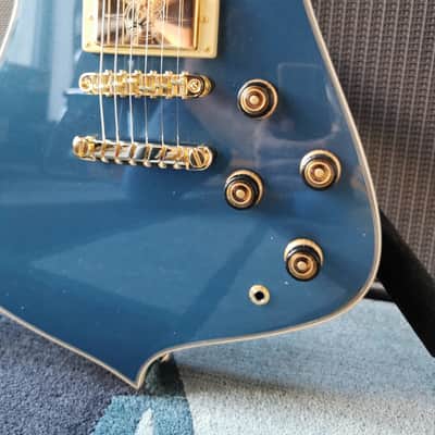 Ibanez IC420-ABM Iceman 2024 - Antique Blue Metallic image 6