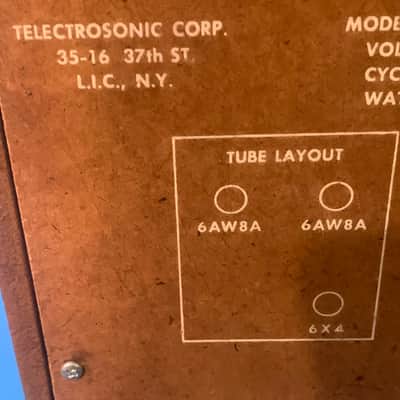 Telectro AS-360 1963 2-Watt 2x4" Tube Amp image 6