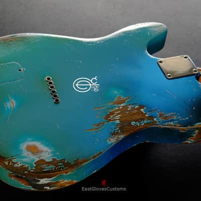 Fender Telecaster Nashville Deluxe Series Seafoam Green Aged Relic image 8