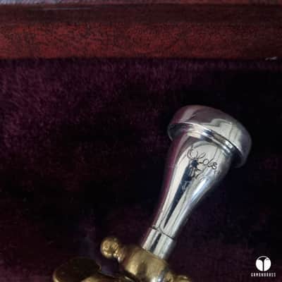 F.E Olds L12 flugelhorn Re-o-Loy #17 mouthpiece case GAMONBRASS imagen 5
