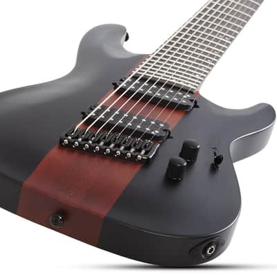 Schecter C-8 Multiscale Rob Scallon - Satin Dark Roast (903) image 12