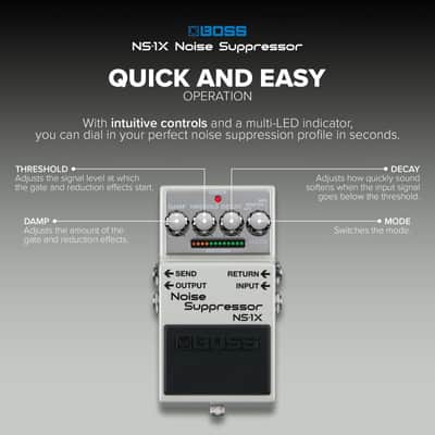 Boss NS-1X Noise Suppressor Pedal image 4