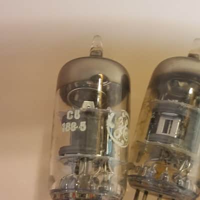 Sylvania etc. Pair (2) 6U8A AT1000 TESTED Vacuum Tube 6U8 triode pentode [adapts to 7199] Audio 1953-1975 image 1