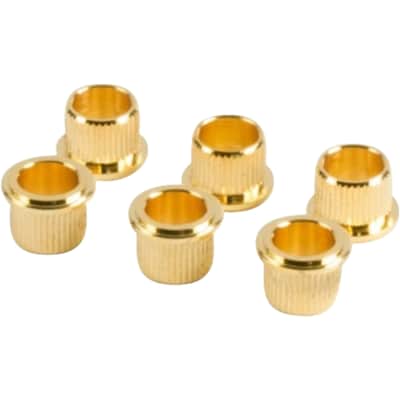 Kluson Replacement Tuner Bushings for Firebird® "Banjo" & Sealfast Series (6-Pack) - Fits Gibson®-Chrome - KFMTC - Chrome image 3