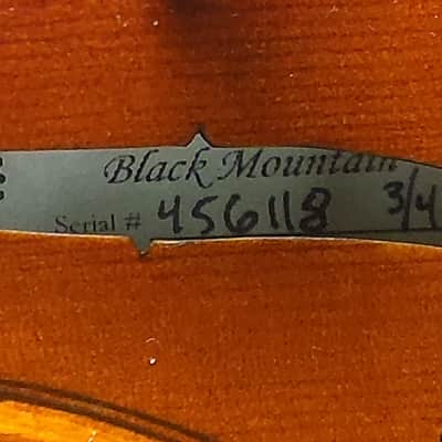 Detroit Violin Company Black Mountain 3/4 Violin serial456118 - Natural image 2