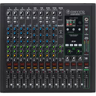 Mackie Onyx12 12-Channel Analog Mixer with Multitrack USB image 2