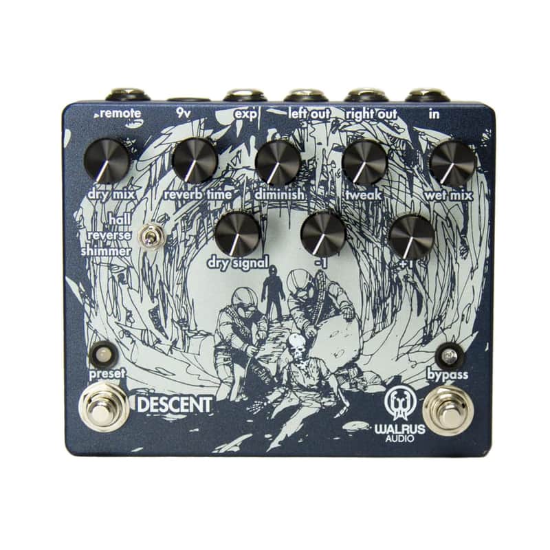 Walrus Audio Descent Reverb / Octave Machine 2015 - Present - Blue image 1