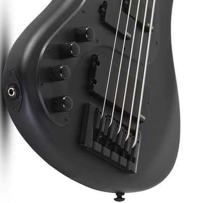 Schecter Stiletto-5 Stealth Pro LH - Satin Black (2274) image 10
