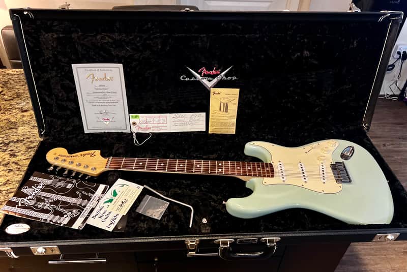 Fender Custom Shop Stratocaster Pro Closet Classic 2006 – Sonic Blue – Fat '50s Pickups – Model 1106 image 1
