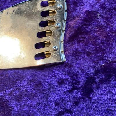 Gretsch Tailpiece Duo Jet Sparkle Jet 50’s 60’s - Chrome image 3