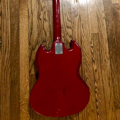 Vintage MIJ Cameo SG style guitar 1971 Japan w upgrades + mods image 5