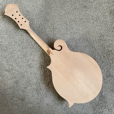 All Solid Mahogany 8 String Mandolin, Rosewood Fingerboard Neck image 6