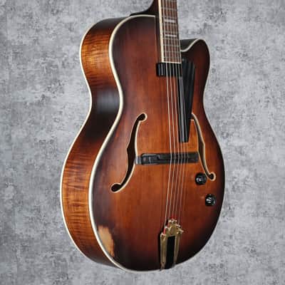 Washburn J-600 Vintage Aged Matte Sunburst (Modified) 2011 image 4
