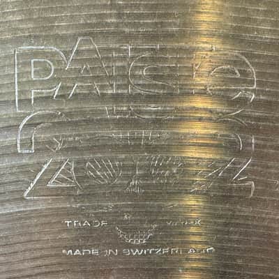 Paiste 20" 2002 Ride Cymbal 1977 -Black Label - VIDEO image 4