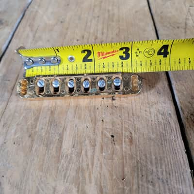 Gibson Three Point Top Adjust Gold Tune-o-Matic Bridge Explorer etc- Gold image 8