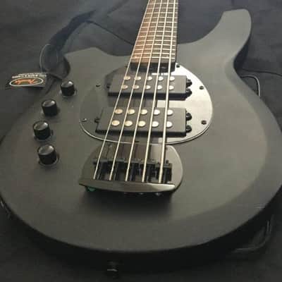 Music Man Bongo Knock off 5 HH Lefty Satin Black image 2