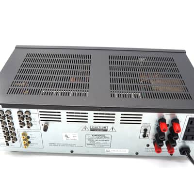 Onkyo Stereo Amplifier A-RV400 w/ Remote Black Tested Works 100 Watts image 10