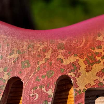Pink Paisley Strat ST  Body, Aged, Relic , Nitro , Ash image 8