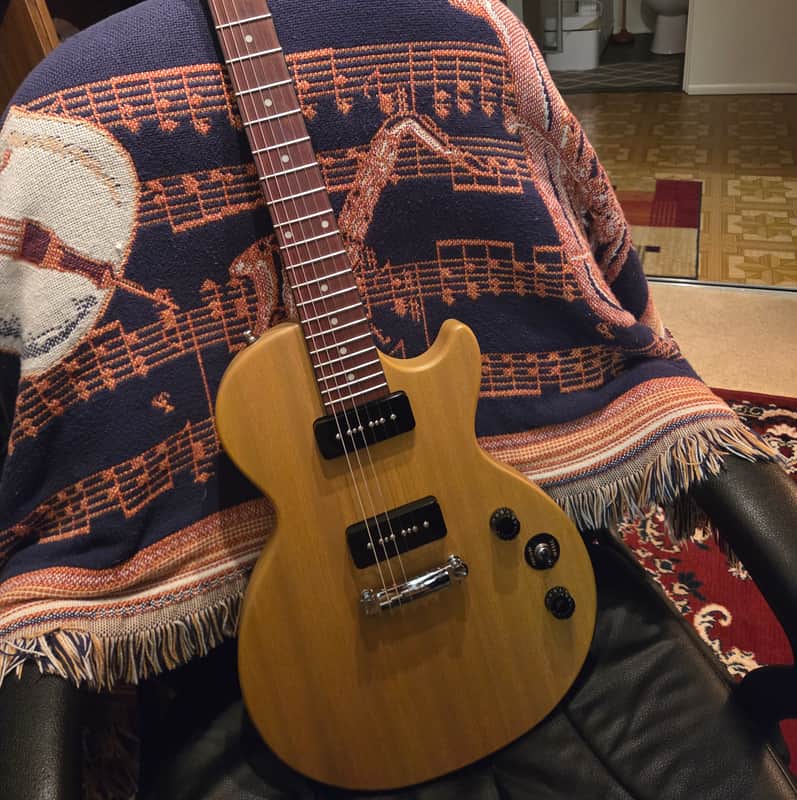 Epiphone Les Paul Special P90 with Hard Case. TV Yellow- TV Yellow image 1