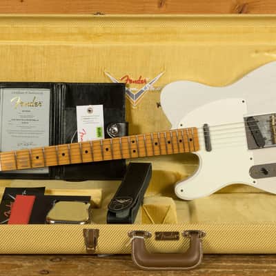 Fender Custom Shop 52 Tele Left-Handed - Journeyman Relic White Blonde image 10
