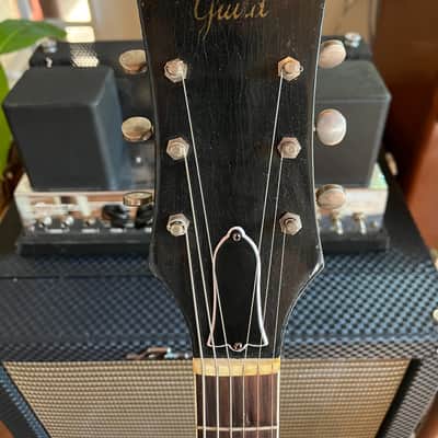 1957 Guild T-100D Slim Jim Thinbody Archtop Starfire electric guitar and HSC image 4